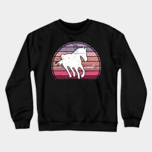 Wild Horse Pink Sunset Crewneck Sweatshirt